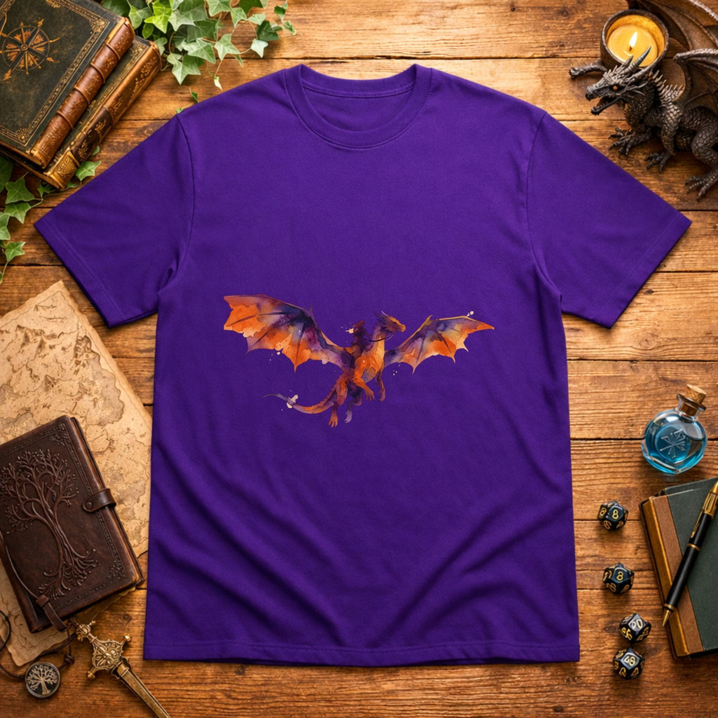 Watercolor Dragon Wings T-Shirt