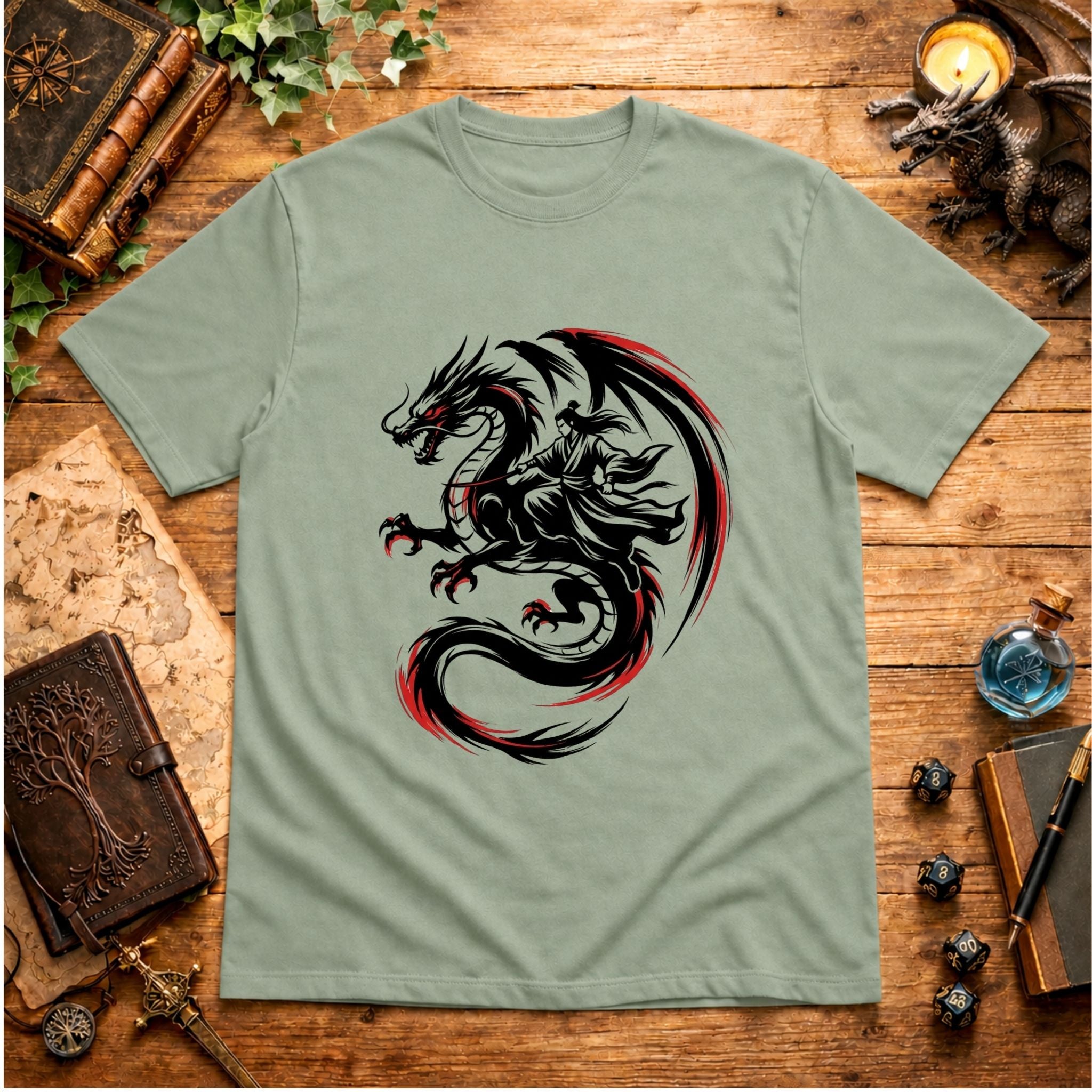 Black Red Dragon T-Shirt