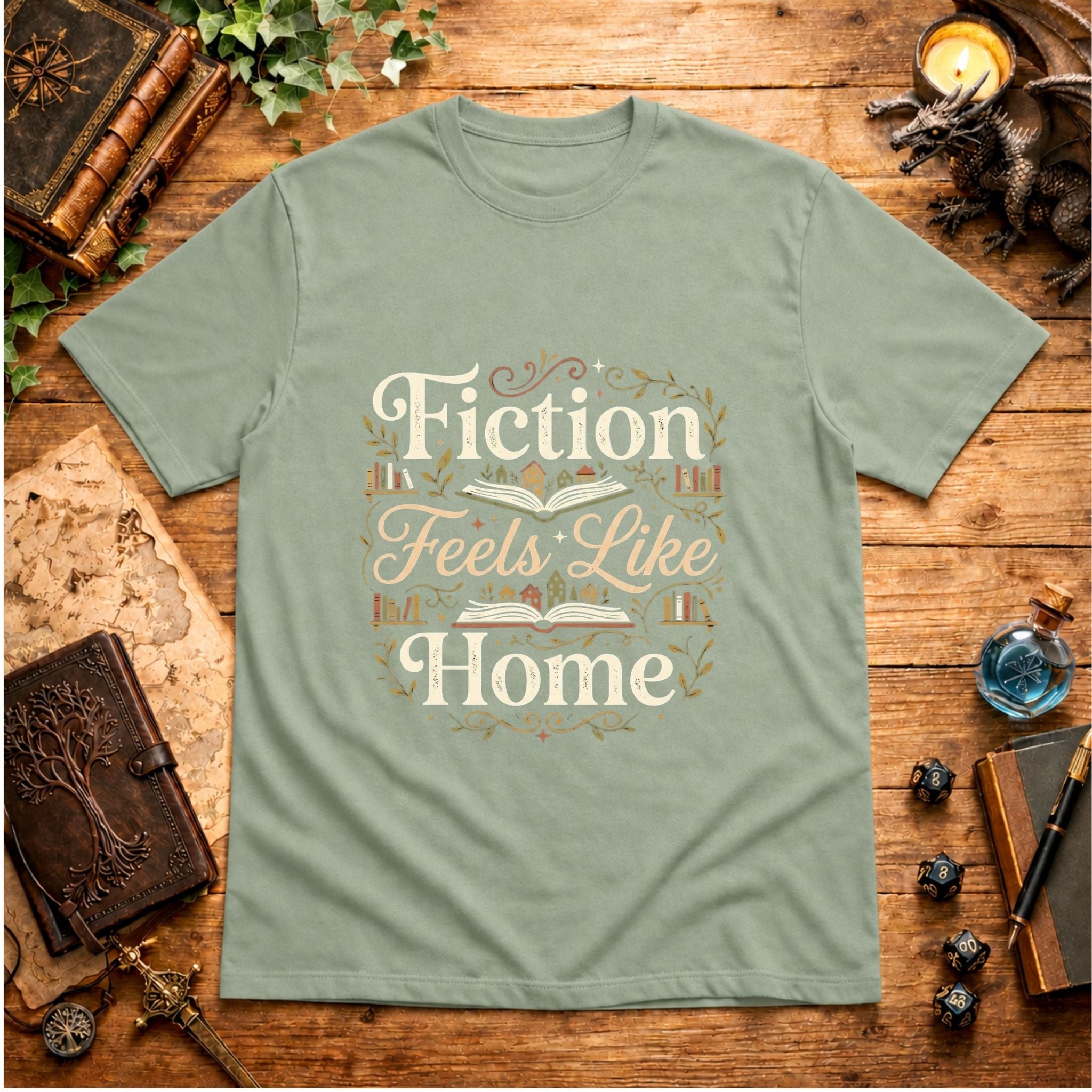 Fiction Feels Like Home T-Shirt