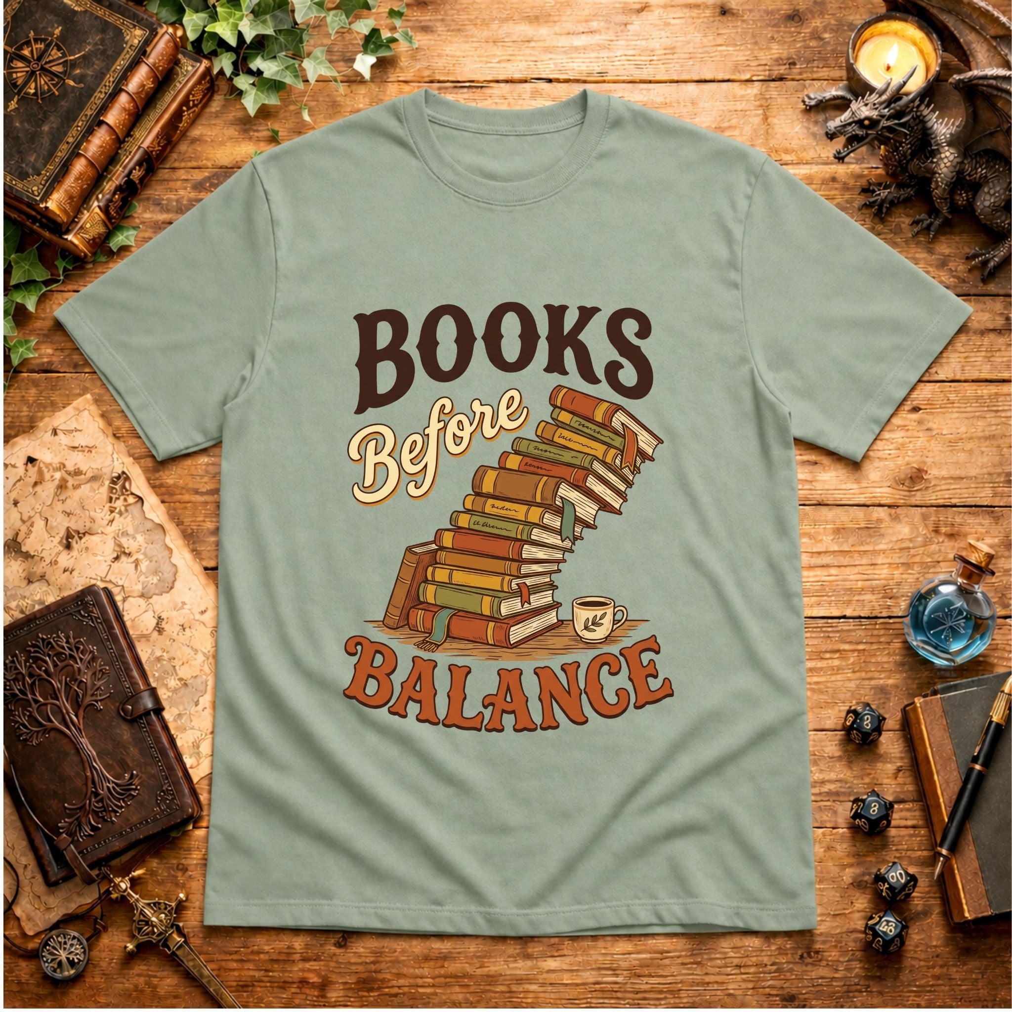 Books Before Balance T-Shirt
