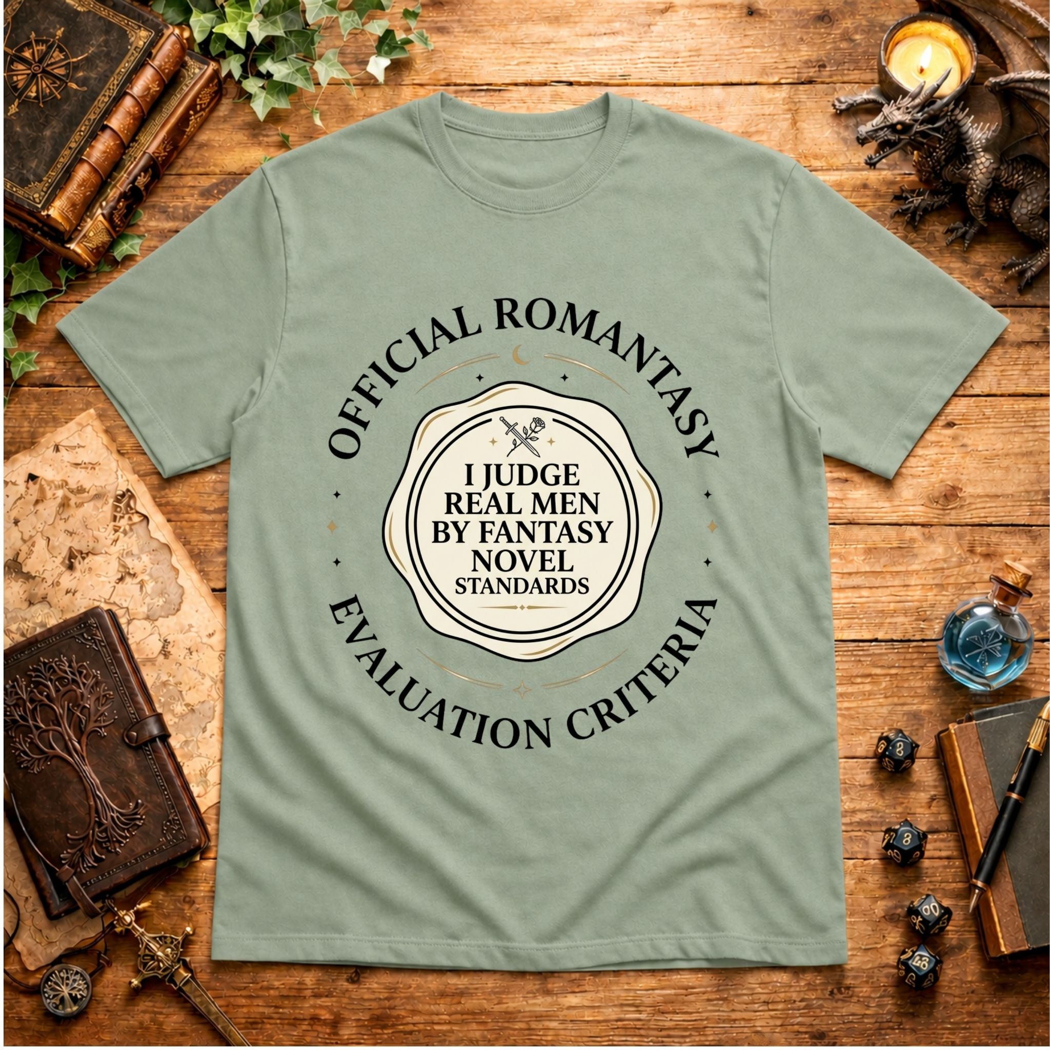 Romantasy Stamp T‑Shirt