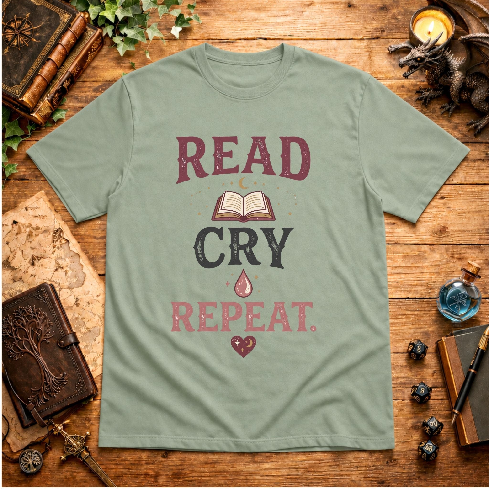 Read, Cry, Repeat T-Shirt