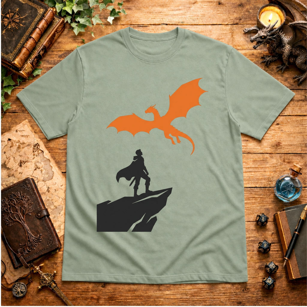 Dragon Rider on Cliff T-Shirt