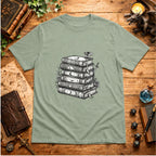 Stacked Fantasy Books T-Shirt