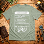 Romantasy Side Effects Warning T-Shirt