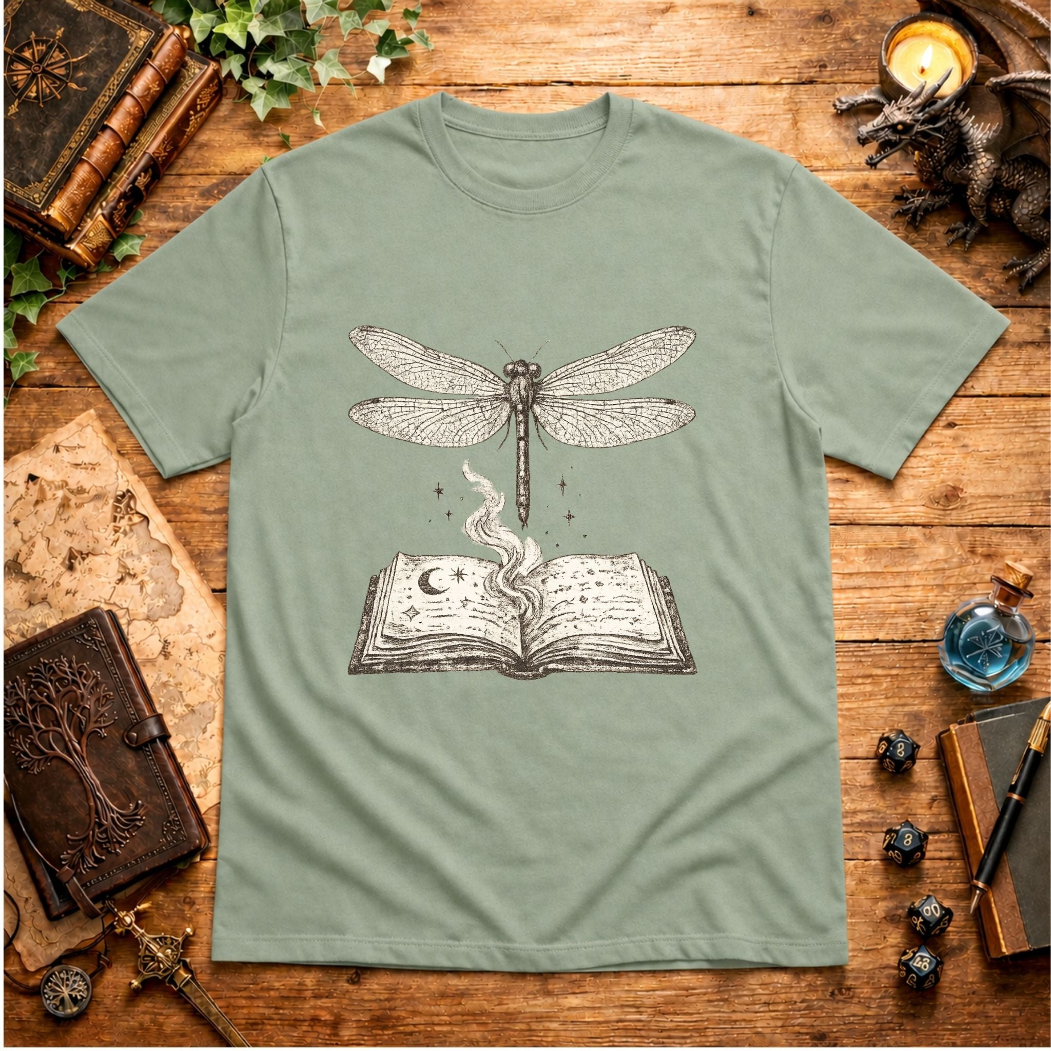 Dragonfly Spellbook T-Shirt
