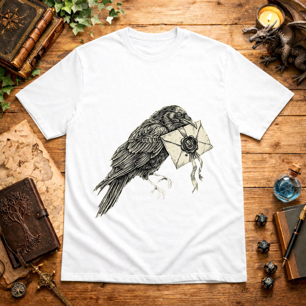 Raven with Sealed Letter T-Shirt