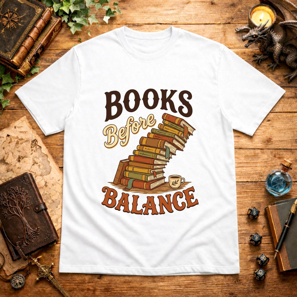 Books Before Balance T-Shirt