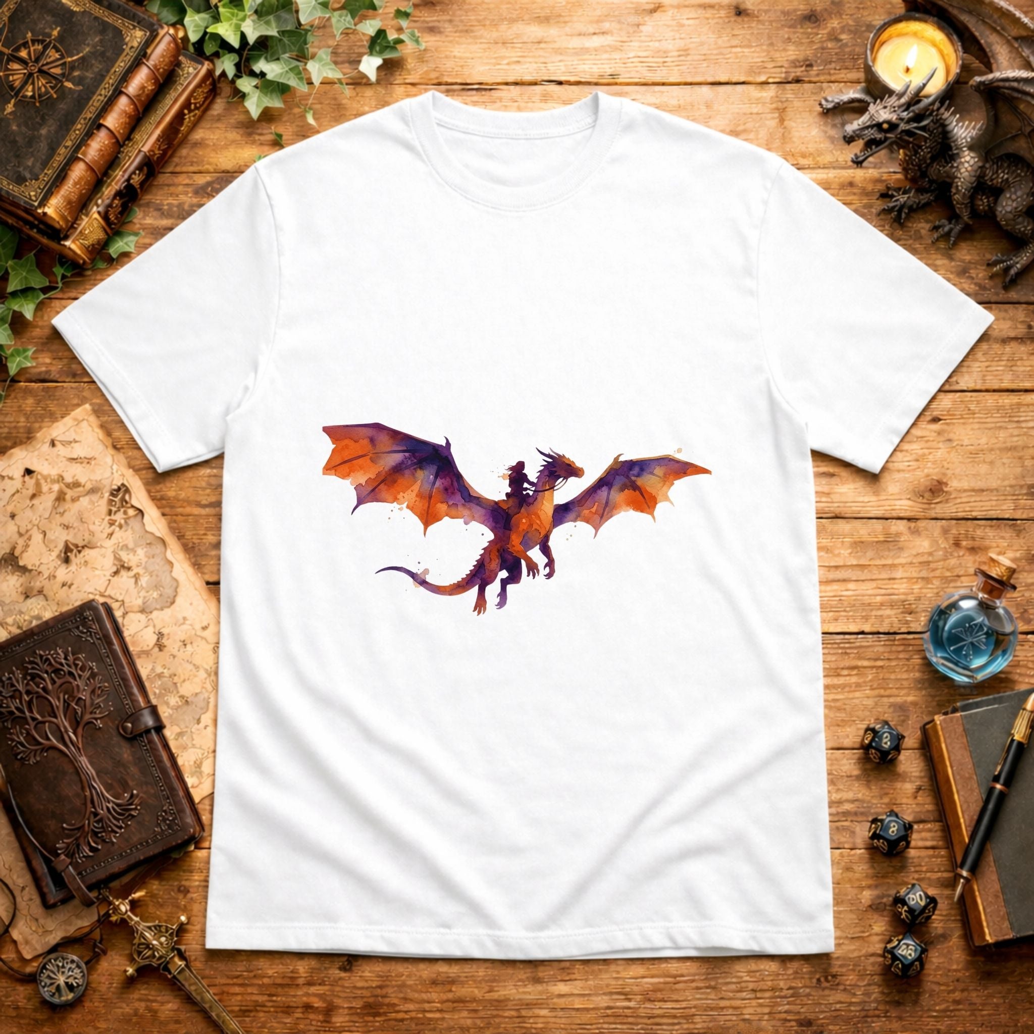 Watercolor Dragon Wings T-Shirt