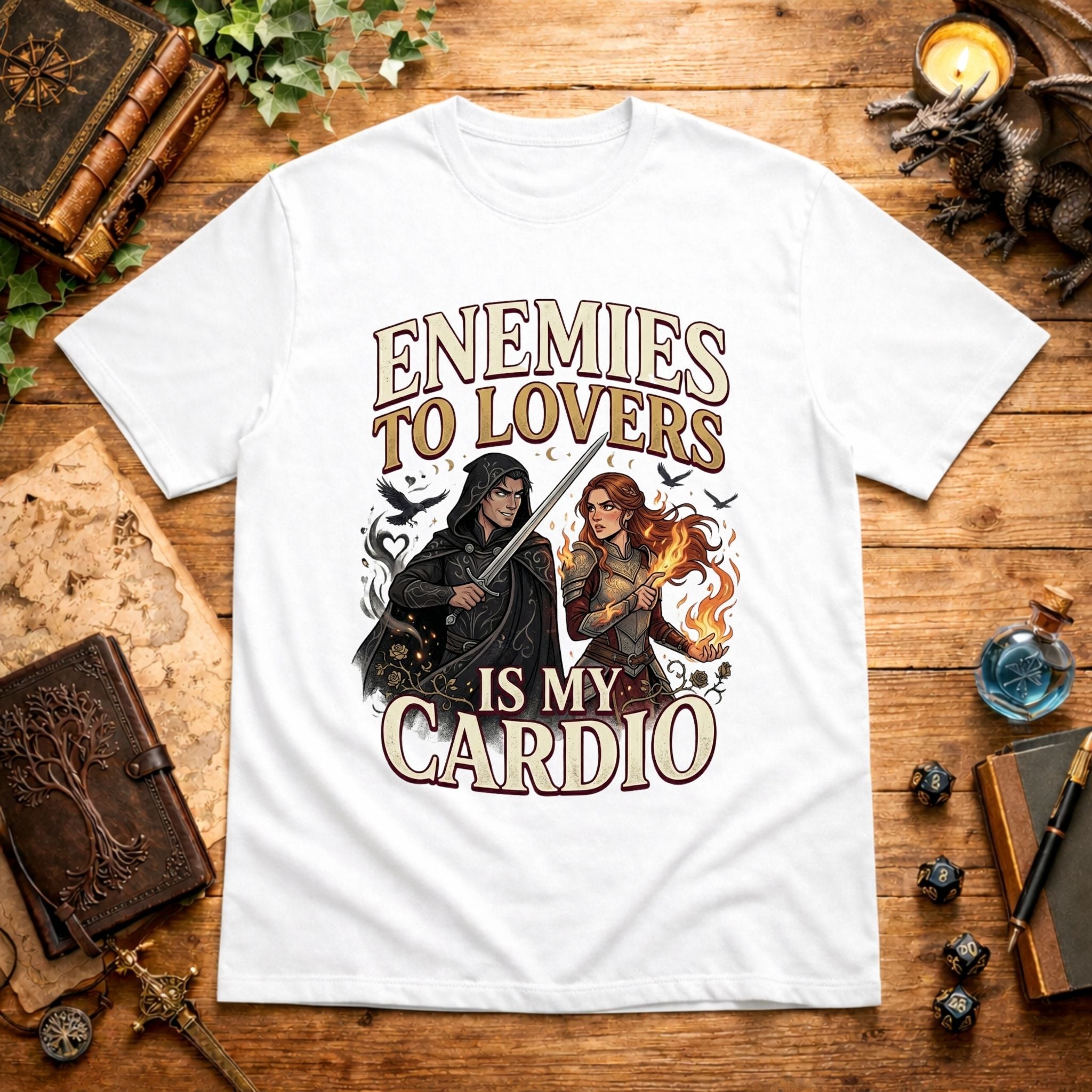 Enemies to Lovers is My Cardio T-Shirt