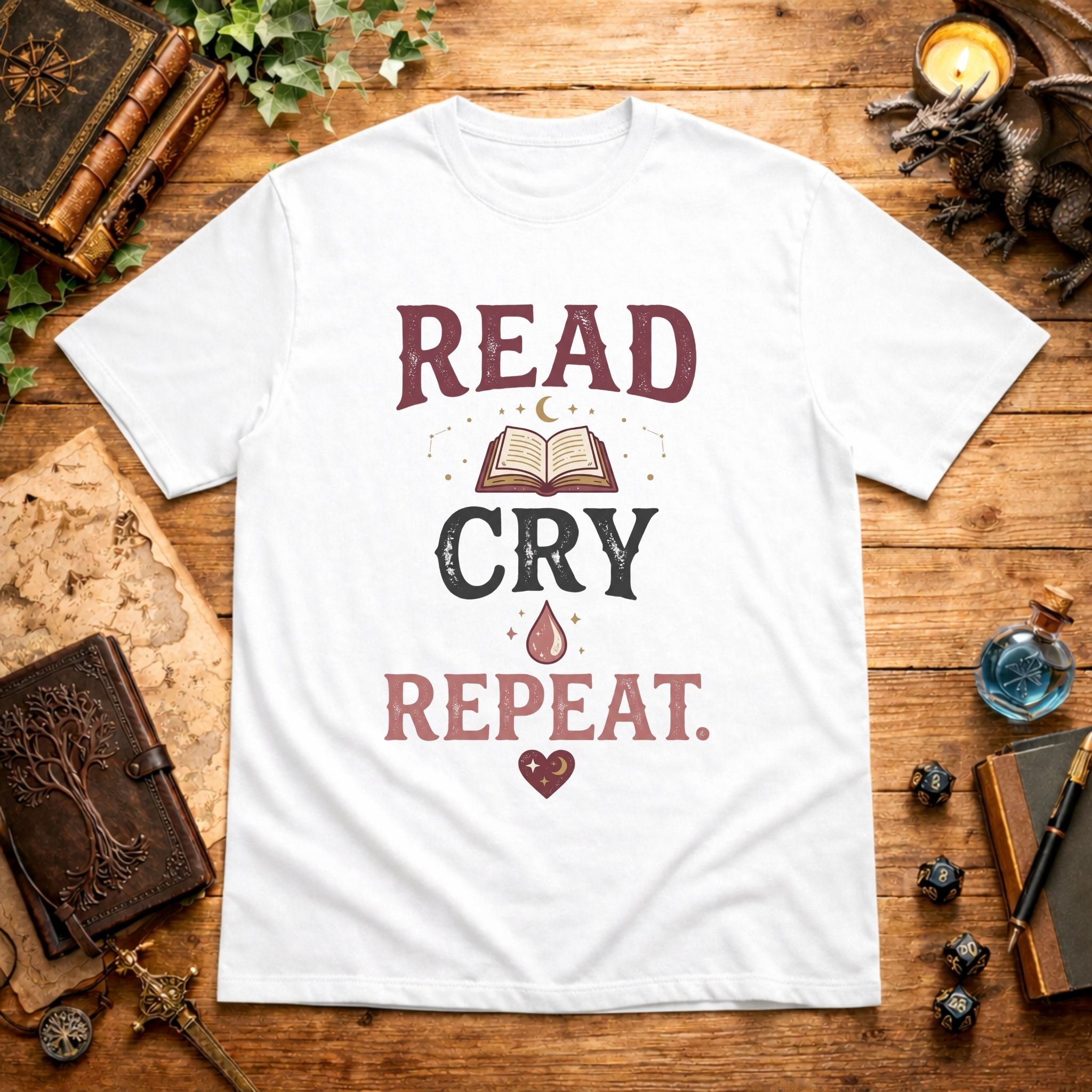 Read, Cry, Repeat T-Shirt