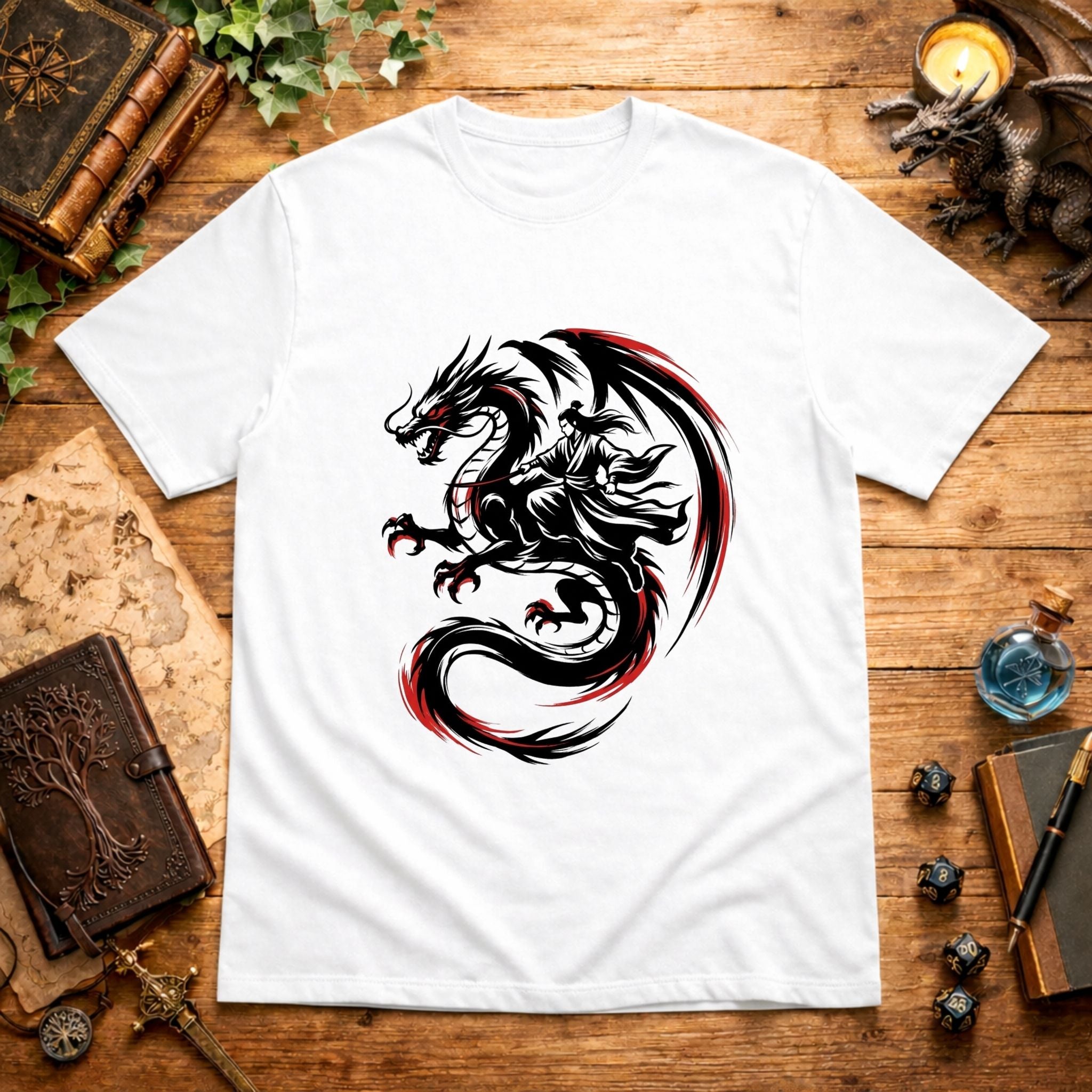 Black Red Dragon T-Shirt