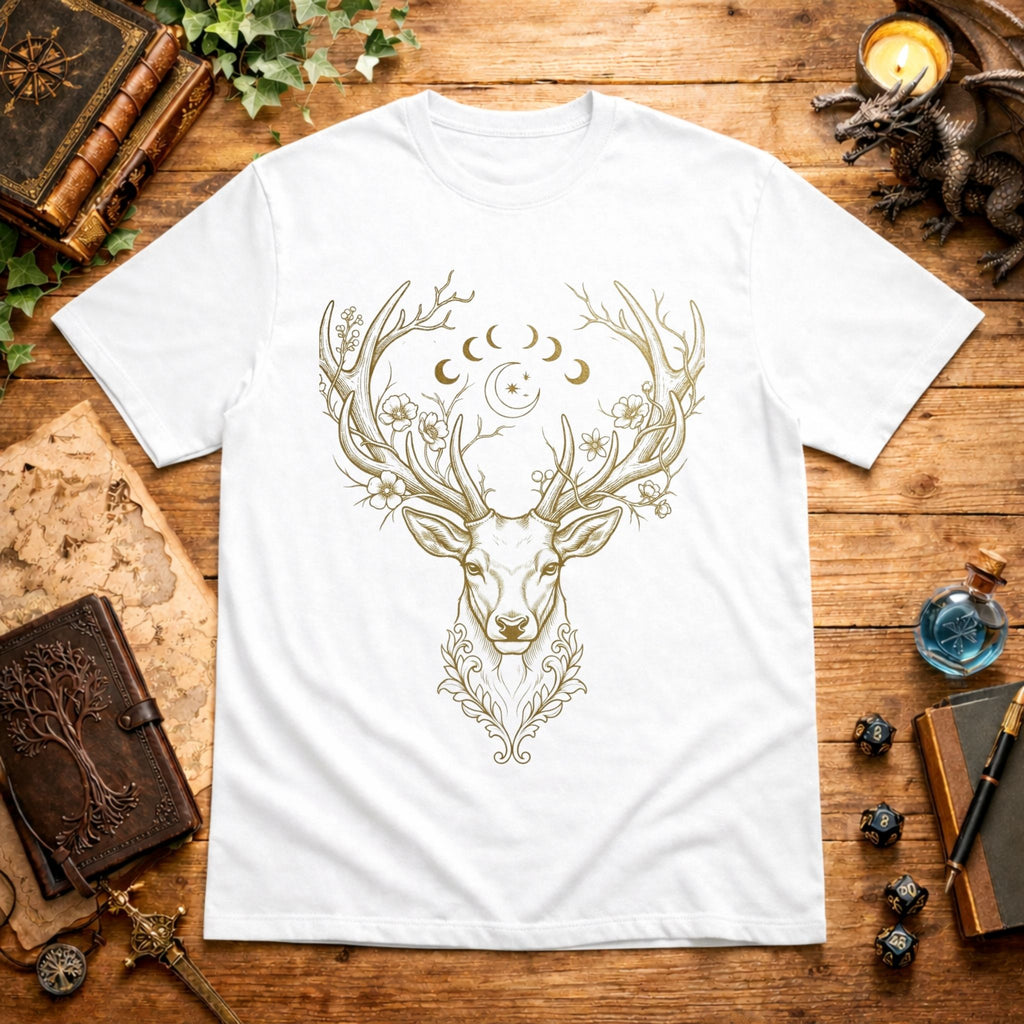 Deer Moon Phases T-Shirt