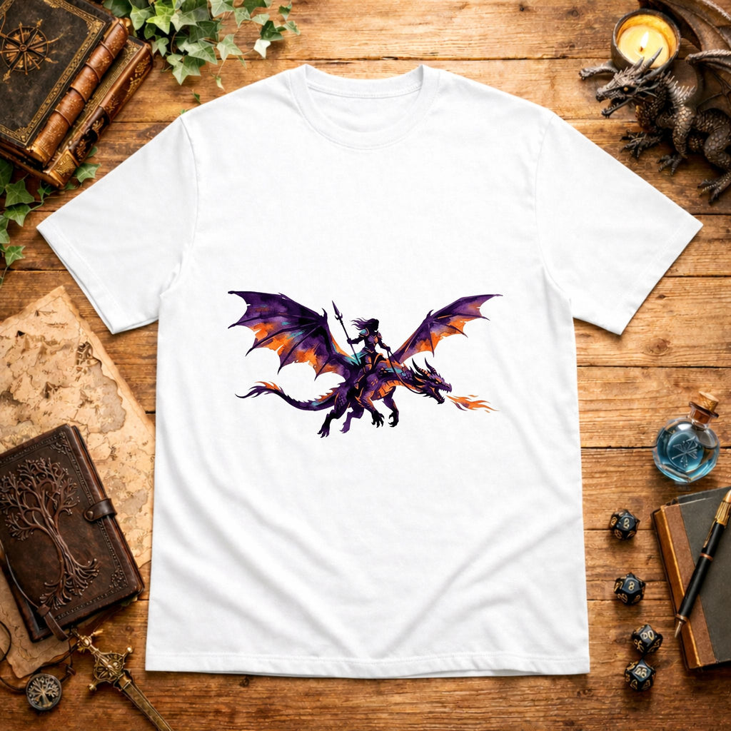 Rider on Fiery Dragon T-Shirt