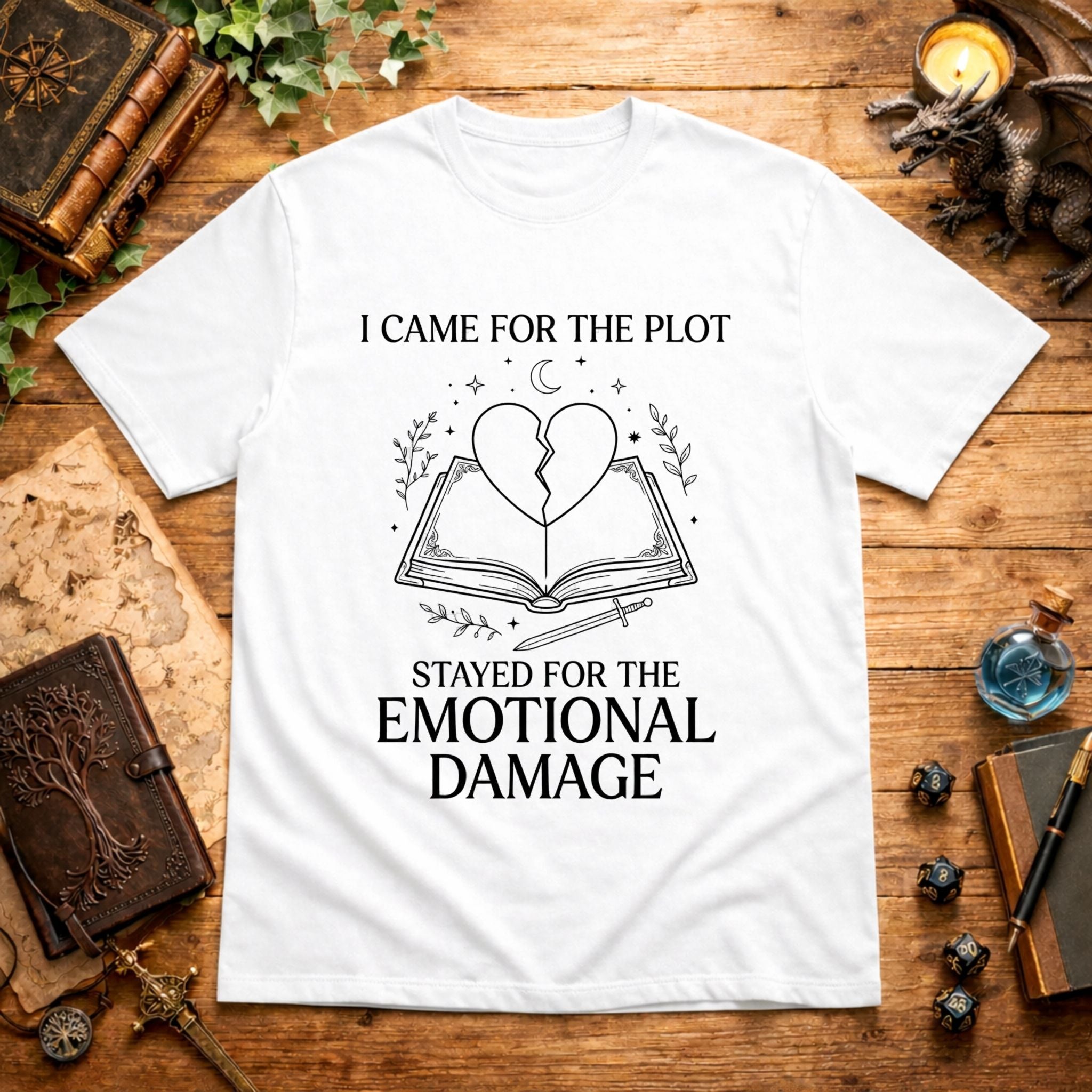 I Came for the Plot T‑Shirt