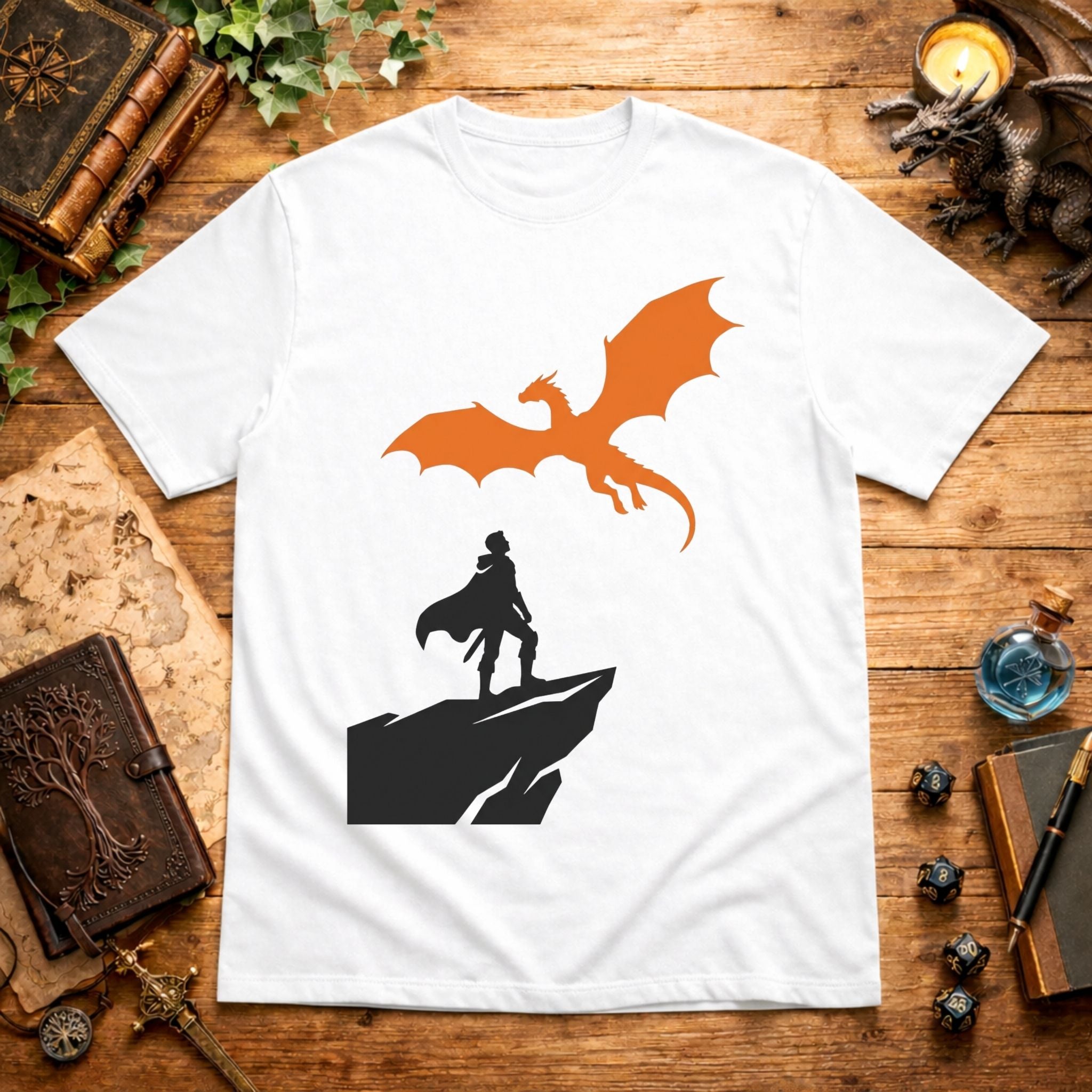 Dragon Rider on Cliff T-Shirt